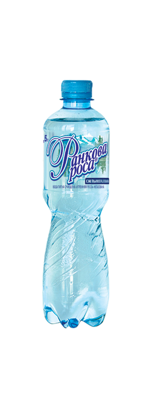 Вода ''Ранкова роса'' 0,5л сильногазована